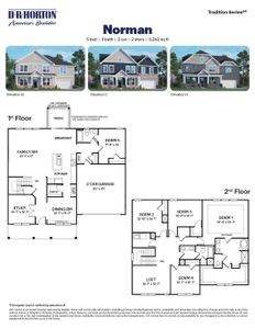 New construction Single-Family house 157 Trumpet Vine Rd, Aberdeen, NC 28315 plan Norman - image