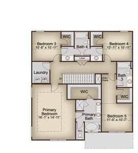 New construction Single-Family house 6885 Loma Vw, Flowery Branch, GA 30542 plan Brookpark - image 5