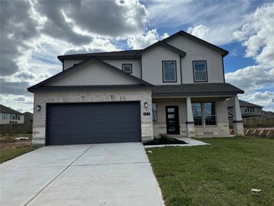 New construction Single-Family house 393 Kendall Crest Drive, Alvin, TX 77511 Lennox B- photo 0