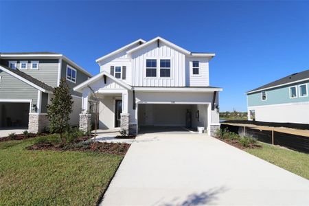 New construction Single-Family house 3343 Guanabana Crossing, Wesley Chapel, FL 33543 The Lennox- photo 0