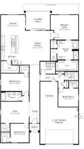 New construction Single-Family house 8078 N 185Th Dr, Waddell, AZ 85355 plan Bailey - image