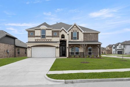 New construction Single-Family house 341 Loretta Ln, Burleson, TX 76028 plan Brentwood 3F (w/Media) - image