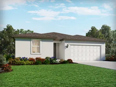 New construction Single-Family house 13755 Umber Forest St, Hudson, FL 34669 plan Essex - image