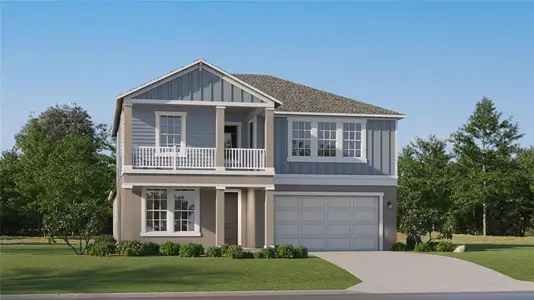 New construction Single-Family house 1279 Broward Dr, Zephyrhills, FL 33541 plan Preston - image
