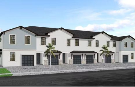 New construction Townhouse house 7597 Sw Linus Ln, Unit Latitude, Stuart, FL 34997 null- photo 0