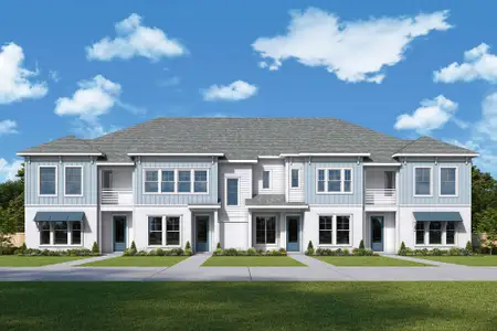 New construction Townhouse house 7255 Tideland Ln, Sarasota, FL 34240 plan The Seawater - image