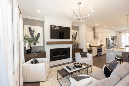 New construction Condo house 4487 Watervale Wy, Unit 283, Peachtree Corners, GA 30092 plan The Cochran - image 6