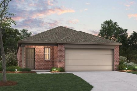 New construction Single-Family house 14112 Zealand Dr, Pilot Point, TX 76258 plan Periwinkle - 30' Smart Series - image