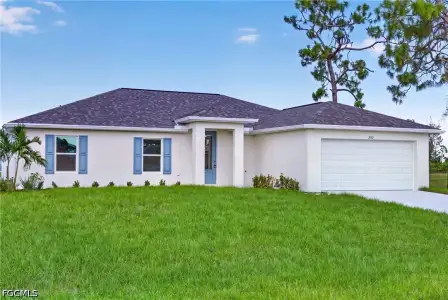 New construction Single-Family house 2532 Nw 21St Ave, Cape Coral, FL 33993 plan The Sunset Harbor - image
