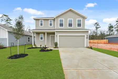 New construction Single-Family house 10743 Red Flagstone Dr, Cut and Shoot, TX 77306 plan Falcon - image