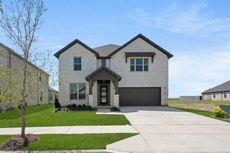 New construction Single-Family house 7578 Wild Mint Trl, Venus, TX 76084 Hemlock II T- photo 0