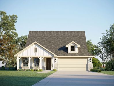 New construction Single-Family house 112 Sandrock Trl, Georgetown, TX 78633 plan Adams Floor - image