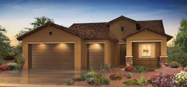 New construction Single-Family house 16676 W Cora Ln, Goodyear, AZ 85395 Mandara- photo 0