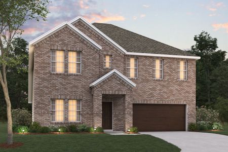 New construction Single-Family house 10028 Blue Forest Ln, Providence Village, TX 76227 plan Columbus - image