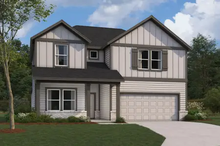 New construction Single-Family house 4709 Lava Island Dr, Austin, TX 78747 plan Caprock - Smart Series - image