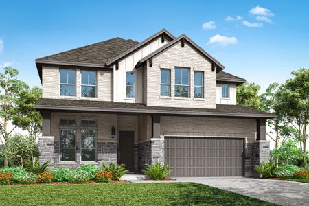 New construction Single-Family house 133 Old Woods Rd, Liberty Hill, TX 78642 plan Reimer - image