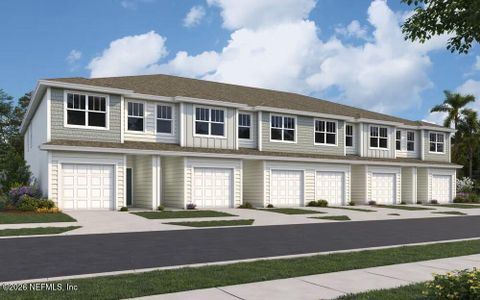 New construction Townhouse house 7658 Commander Ln, Jacksonville, FL 32256 plan Arlington - image