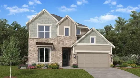 New construction Single-Family house 2155 Stillhouse Dr, Montgomery, TX 77316 plan Westchase - image