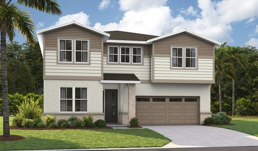 New construction Single-Family house 2401 Twin Rivers Trl, Parrish, FL 34219 plan Sage - image