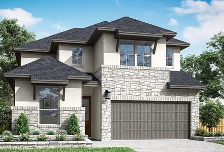 New construction Single-Family house 7910 Oakside Ct, Fulshear, TX 77441 plan Whimbrel - image