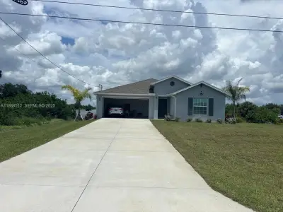 New construction Single-Family house 153 Pembroke St, Lehigh Acres, FL 33974 - image
