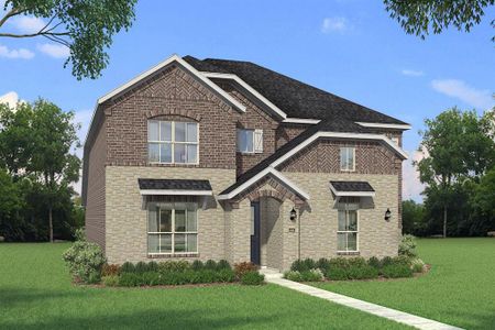 New construction Single-Family house 1382 Allegro Dr, Frisco, TX 75036 plan Hampshire III - image