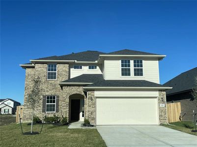 New construction Single-Family house 838 White Pine Haven Ln., Crosby, TX 77532 San Marcos- photo 0