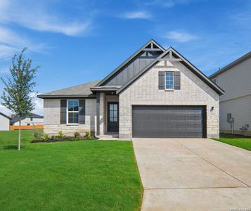 New construction Single-Family house 14435 Inspiration Pt, San Antonio, TX 78253 plan Crockett - image