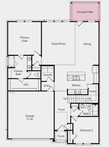 Structural options include: metal balusters level 1 in lieu of half wall and pre-plumb for future water softener at the garage.