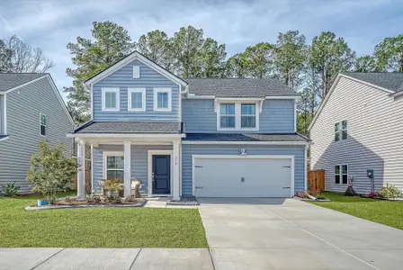 New construction Single-Family house 215 Camellia Bloom Dr, Moncks Corner, SC 29461 Blue Heron- photo 0