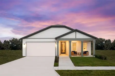 New construction Single-Family house 5770 Cattle Ranch Dr, St. Cloud, FL 34771 plan Badland - image