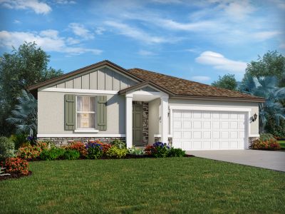 New construction Single-Family house 1828 Coolridge Pl, Zephyrhills, FL 33541 plan Foxglove - image