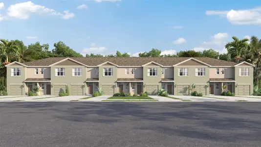 New construction Townhouse house 3633 Copper Beech Dr, Land O' Lakes, FL 34638 null- photo 0