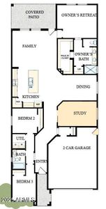 New construction Single-Family house 36292 N Grapevine Dr, San Tan Valley, AZ 85140 plan The Muscat - image