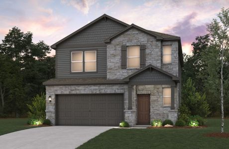 New construction Single-Family house 15543 Lonehollow Lk, San Antonio, TX 78253 plan Rudy - 1900 - image