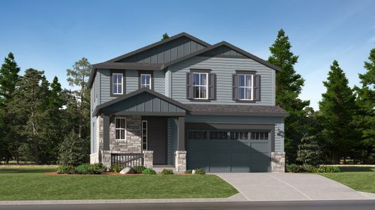 New construction Single-Family house 7871 S Cherokee Trl, Centennial, CO 80016 plan Elbert - image