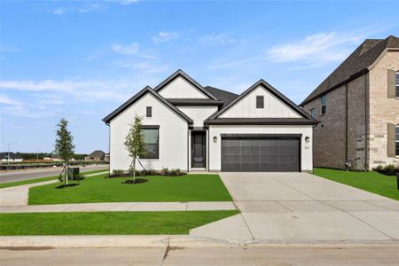 New construction Single-Family house 16929 Leatherflower Boulevard, Fort Worth, TX 76247 The El Paso II - photo 0