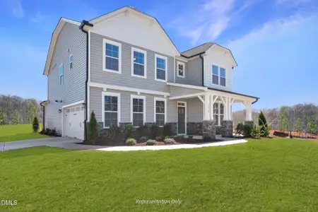 New construction Single-Family house 192 Merritt Lake Ave, Zebulon, NC 27597 - image