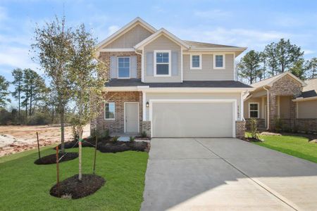 New construction Single-Family house 1115 Kinsey Wilderness Lane, Conroe, TX 77301 Elwood- photo 0