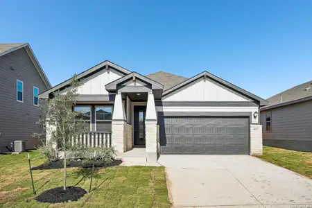 New construction Single-Family house 4527 Badger Crst, San Antonio, TX 78245 plan The Hughes (841) - image