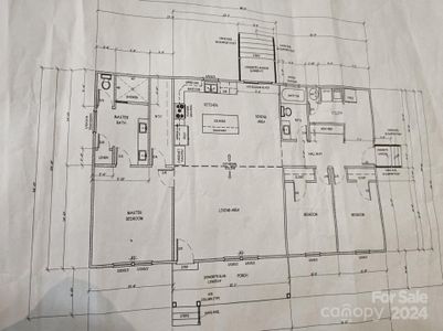 Floor Plan - Note Side door was not built.