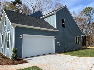 Two car side load garage