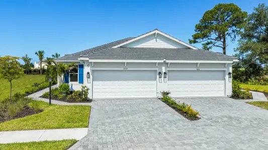 New construction Duplex house 15616 Derna Ter, Lakewood Ranch, FL 34211 plan Ibis - image