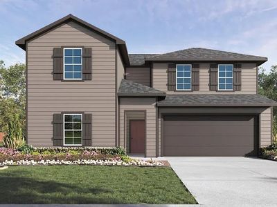 New construction Single-Family house 12200 Silverton Tree Bnd, Mustang Ridge, TX 78610 plan The Ozark - image