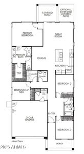 3503 Floor Plan Garage Left