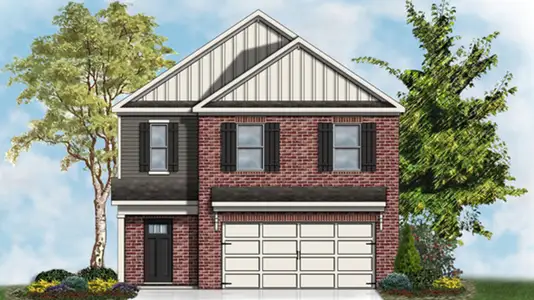 New construction Single-Family house 18 Poplar Preserve Blvd, Newnan, GA 30265 plan Edmon - image