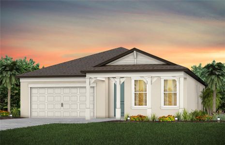 New construction Single-Family house 37886 Clinch Circle, Zephyrhills, FL 33540 Coral- photo 0