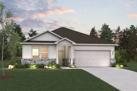 New construction Single-Family house 2427 Ekvall Dr, Round Rock, TX 78665 plan Geneva - image