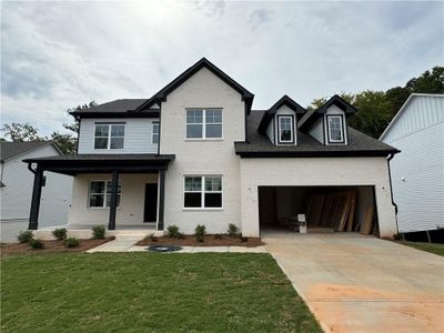 New construction Single-Family house 5351 Woodline View Circle, Hoschton, GA 30548 Carden- photo 0