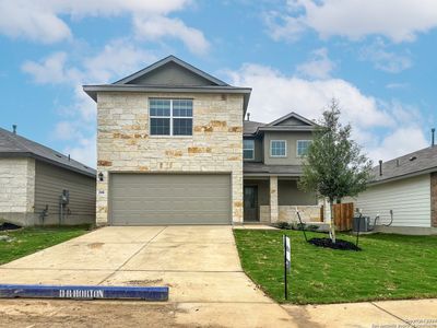 New construction Single-Family house 208 Sparrowhawk, San Antonio, TX 78253 The Bowen- photo 0